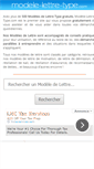 Mobile Screenshot of modele-lettre-type.com